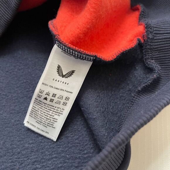 Oracle Red Bull Racing Navy Blue Red Colorblock Sweatshirt Pullover Size 2XL - Picture 6 of 8